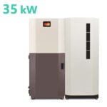 Chaudière à granulés K COMFORT 35 kW AC avec RESERVOIR TANK – ultra compact