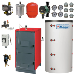 Pack chaudière bois Unical Fokolus FK 20 + Ballon tampon 800 litres – Image 2