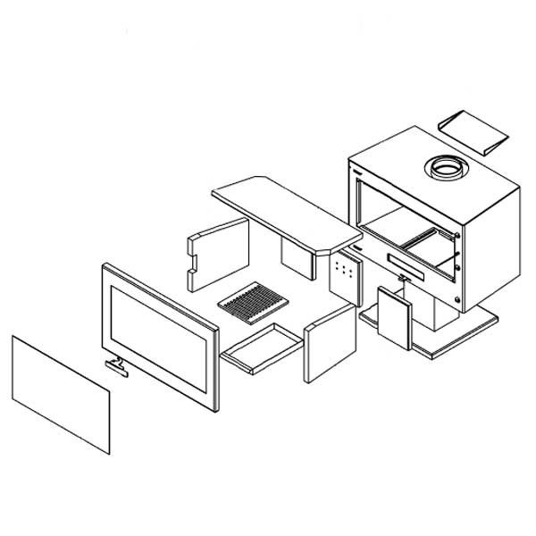 PANADERO POÊLE À BOIS MAJA ECODESIG – Image 3