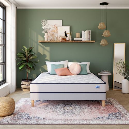 SIMMONS Ensemble matelas et sommier DETENTE 160x200 cm