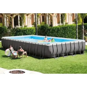 Piscine tubulaire Intex Ultra Frame XTR 9,75 x 4,88 x h1,32m