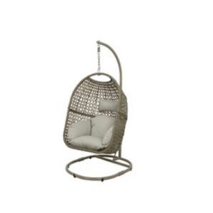 Fauteuil suspendu œuf de jardin brun Royan – Jardideco Design Moderne