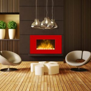 Chemin’Arte 105 Red Line Cheminée électrique 2000 W 90x56cm