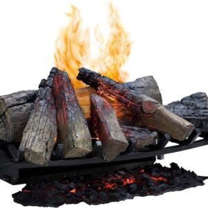 DIMPLEX Silverton Cheminée Electrique, Acier allié, Noir, B 68 x H 31 x D 35 cm