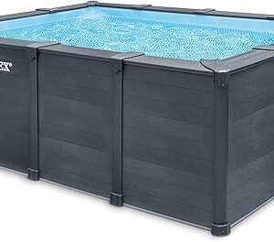Piscine Tubulaire rectangulaire Graphite (L) 4,00 x (l) 3,00 x (h) 1,24m
