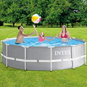 Intex kit Piscine Prism Frame Ronde Tubulaire (ø) 3,66 x (h) 1,22m