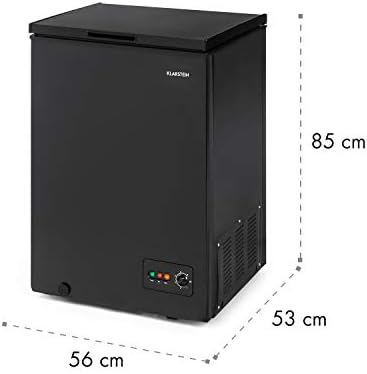 Klarstein Congelateur Coffre, Petit Congélateur pour la Chambre et la Maison, Congélateur 99L, Congelateur Taille Compact avec Etagères, Econome en Energie, Panier Suspendu de… – Image 2