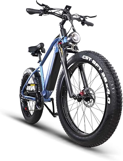 Lohang Vélo électrique Adulte, Moteur Haute fréquence sans balais, Batterie Amovible 48 V 18 Ah, portée maximale 45-90 km, pneus Tout Terrain 26 Pouces, vélo de Montagne Unisexe