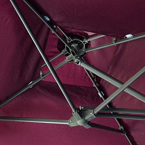 TEmkin Parasol de Jardin, Parasol Roma Décalé pour Patio, Parasol Pare-Soleil avec Base Croisée Protection Solaire pour Extérieur/Jardins/Balcon/Patio Parasol de Jardin… – Image 2